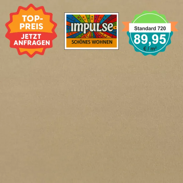 Girloon Standard Webware 2 m Farbe braun – Draufsicht mit Sonderpreis 89,95 €